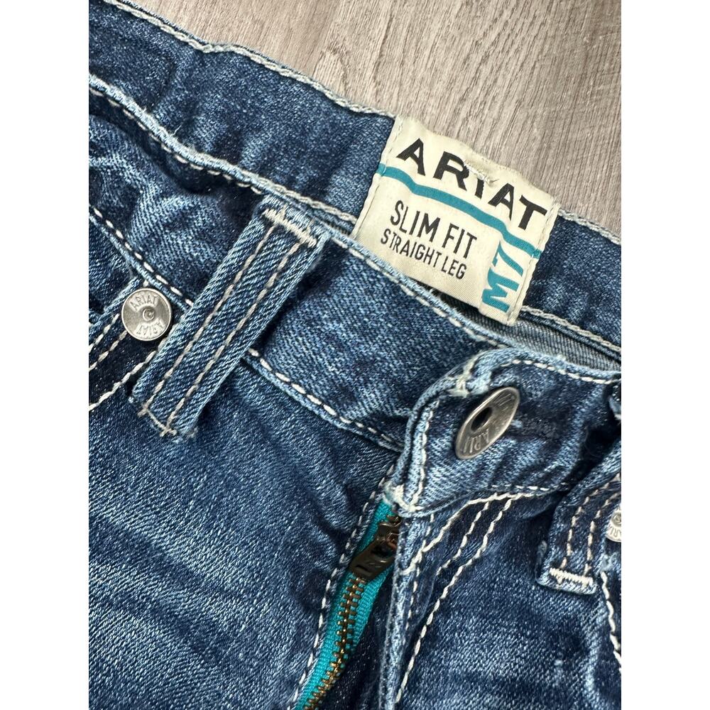 Ariat M7 Rocker Stretch Coltrane Stackable Straight Leg Jean Silverton - 30x34 - Picture 8 of 12